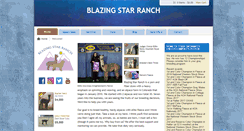 Desktop Screenshot of blazingstarranch.com